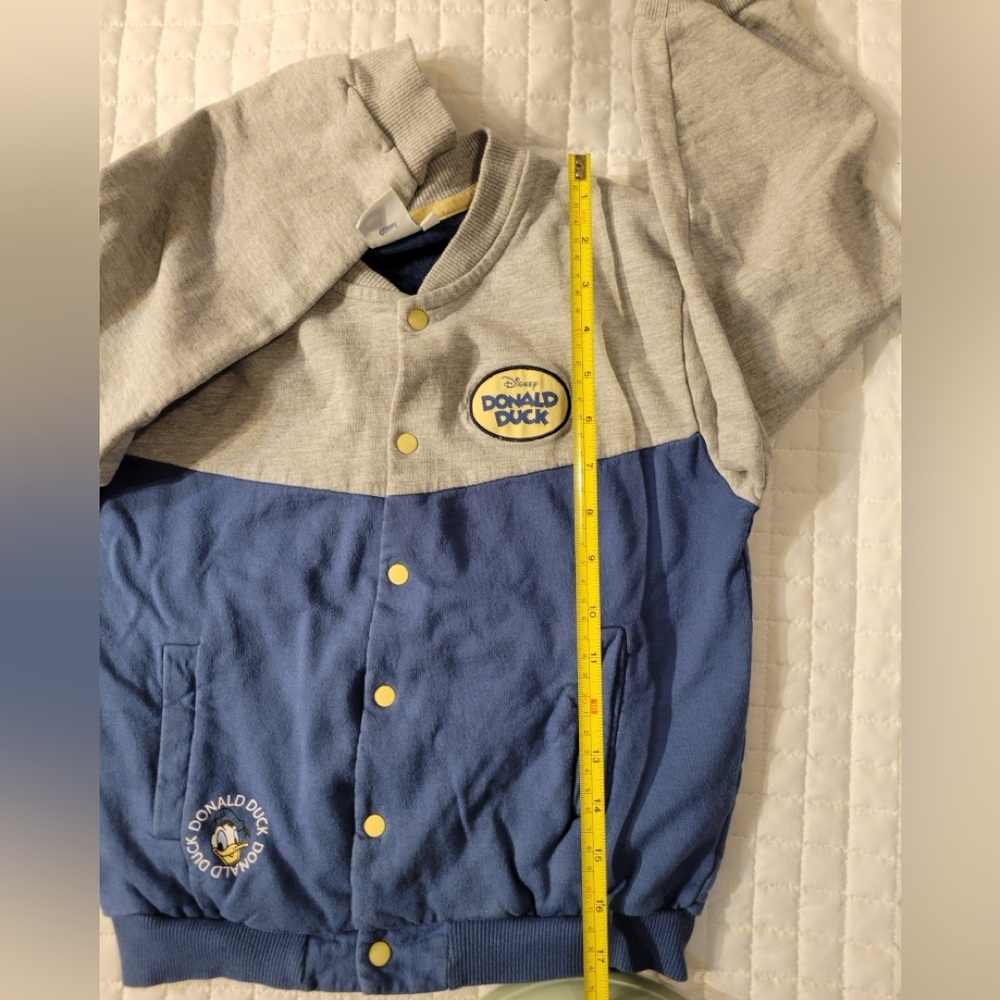 VTG Disney Donald Duck Kids Bomber Jacket Sweater Collectible Anniversary Fandom - Picture 6 of 10
